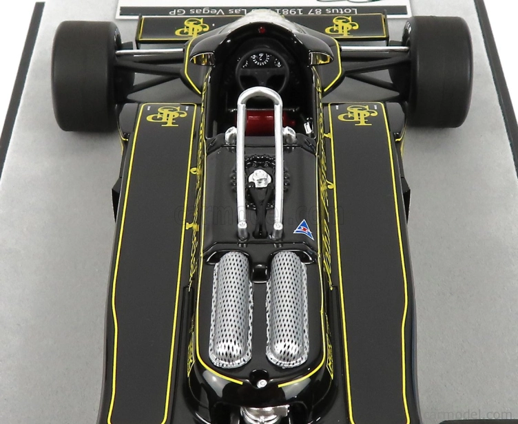 Tecnomodel Lotus F1 87 N 12 Las Vegas Gp 1981 N.mansell 1:18 Black