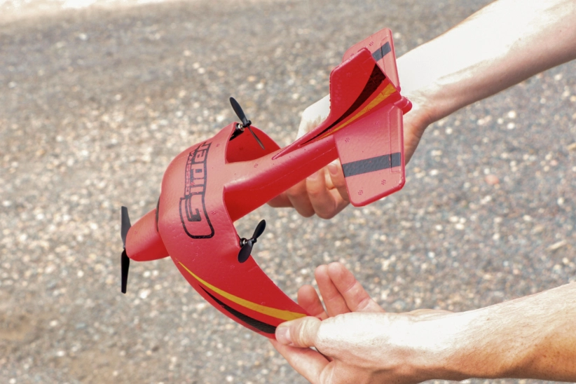 RC lietadlo Cessna Glider Z50, červená