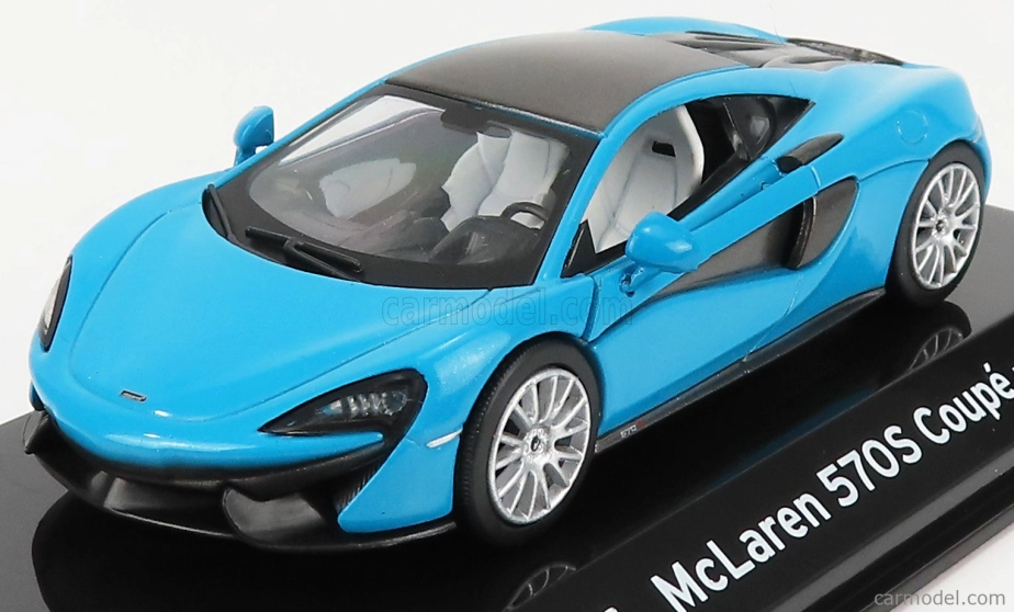 Edicola Mclaren 570s Coupe 2016 - Con Vetrina - S vitrínou 1:43 Blue