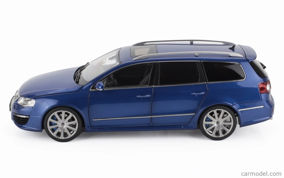 Nzg Volkswagen Passat Variant R36 V6 Sw Station Wagon 2010 1:18 Blu Biscaglia - Modrá
