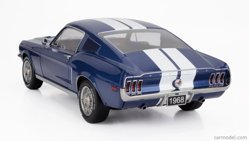 Kk-scale Ford usa Mustang Gt Fastback Coupe 1968 1:12 Blue White