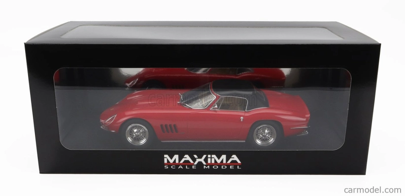 Maxima Ferrari 250 Gt Nembo Spider Soft-top Closed #1777gt 1965 1:18 Červená Beige