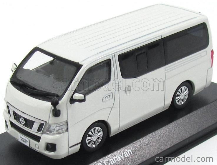 Kyosho Nissan Nv350 Minibus Caravan 2012 1:43 Brillant White Pearl Met