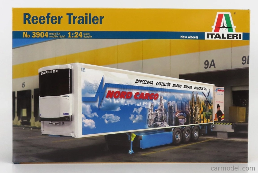 Italeri Trailer Rimorchio - Trailer Semi-frigo For Truck 1:24 Různé