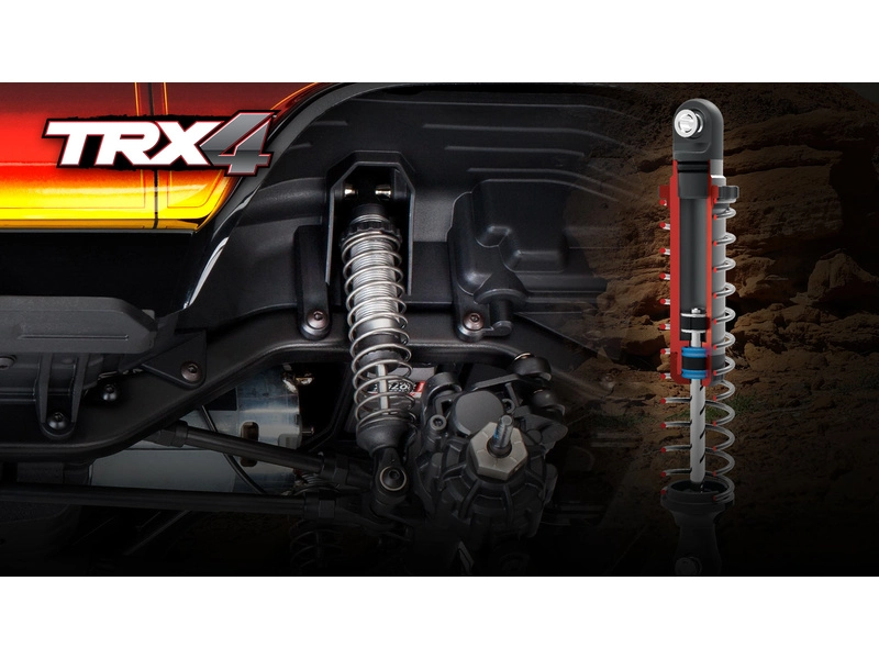 RC auto Traxxas TRX-4 Ford Bronco 1:10 TQi RTR, Sunset