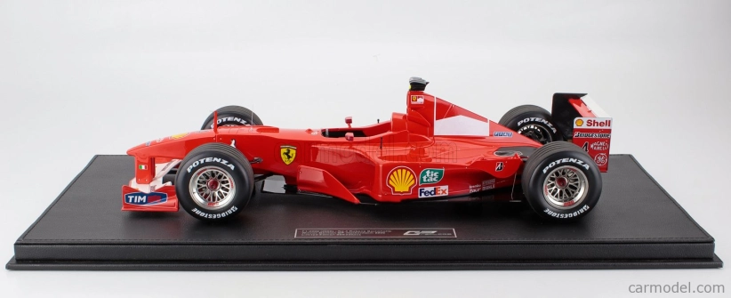Gp-repliky Ferrari F1 F2000 N 4 Winner German Hockenheim Gp 2000 Rubens Barrichello 1:12 Červená biela