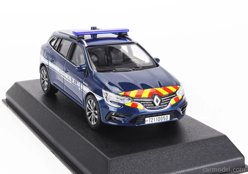 Norev Renault Megane Sport Tourer Sw Station Wagon Gendarmerie De L'air 2022 1:43 Modrá