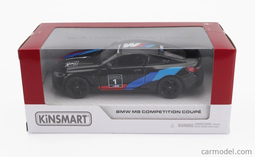 Kinsmart BMW radu 8 M8 Competition Coupe (f92) 2020 1:32 čierna