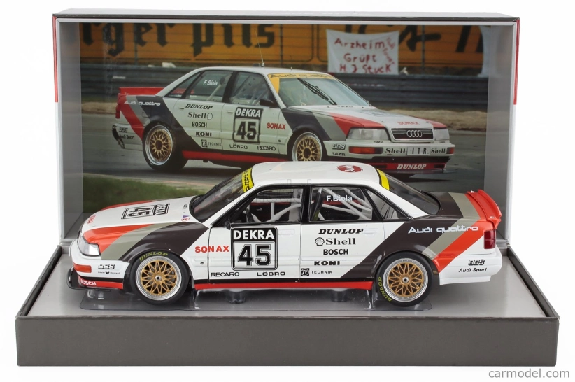Werk83 Audi V8 Quattro Team Azr N 45 Champion Dtm Season 1991 Frank Biela 1:18 Bílá Červená Černá