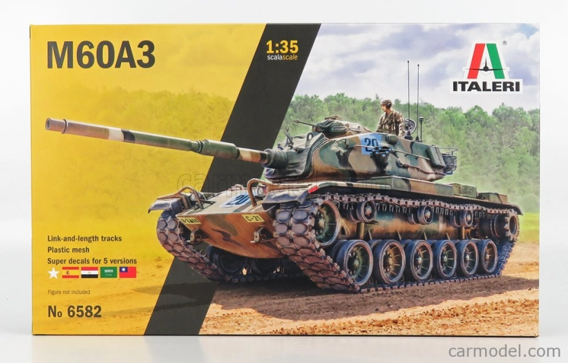 Italeri Chrysler Tank M60a3 5. pešia divízia Nemecko 1985 1:35 /