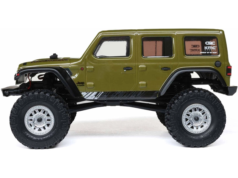 RC auto Axial SCX24 Jeep Wrangler JLU CRC 2019 V2 1:24 4WD RTR, zelená
