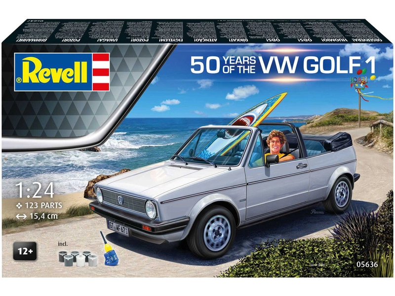 Revell Volkswagen Golf 1 50. výročie (darčeková súprava)