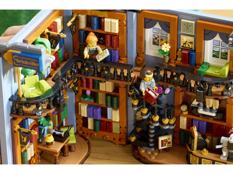 LEGO Icons - Knižní zarážka: Knihkupectví