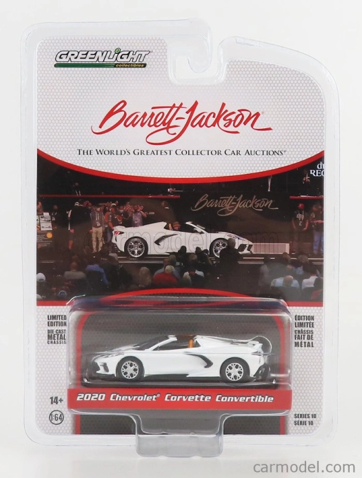 Greenlight Chevrolet Corvette Spider 1957 2020 - Barrett Jackson 1:64 Biela