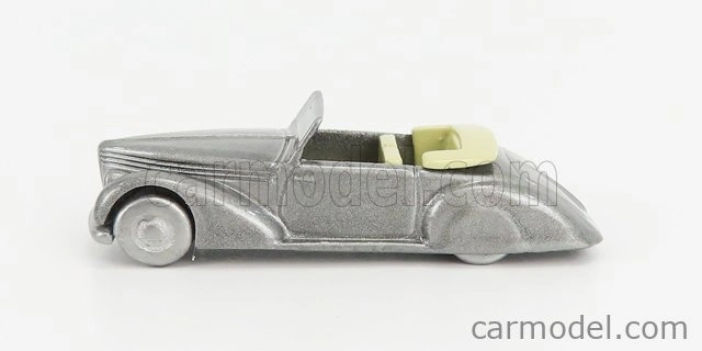Officina-942 Fiat 1500 Cabriolet Carrozzeria Viotti 1940 1:76 Grigio Met