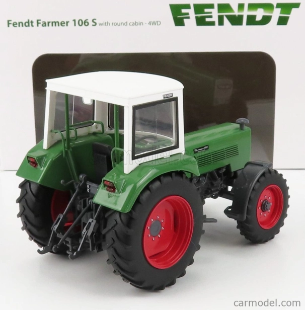 Universal hobbies Fendt Farmer 106s 4wd Tractor 1980 1:32 Zelená Biela