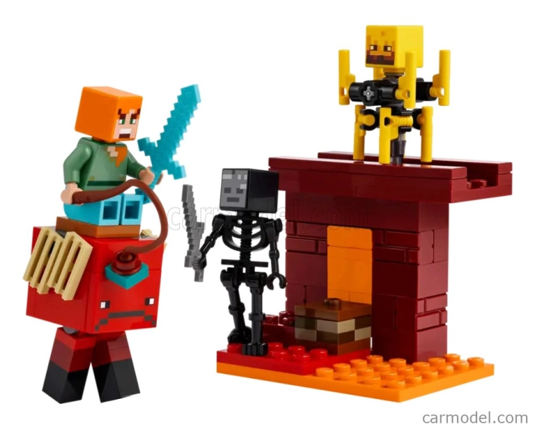 Lego Accessories Lego Minecraft - The Nether Lava Battle - 99 Pezzi - 99 Pcs Různé