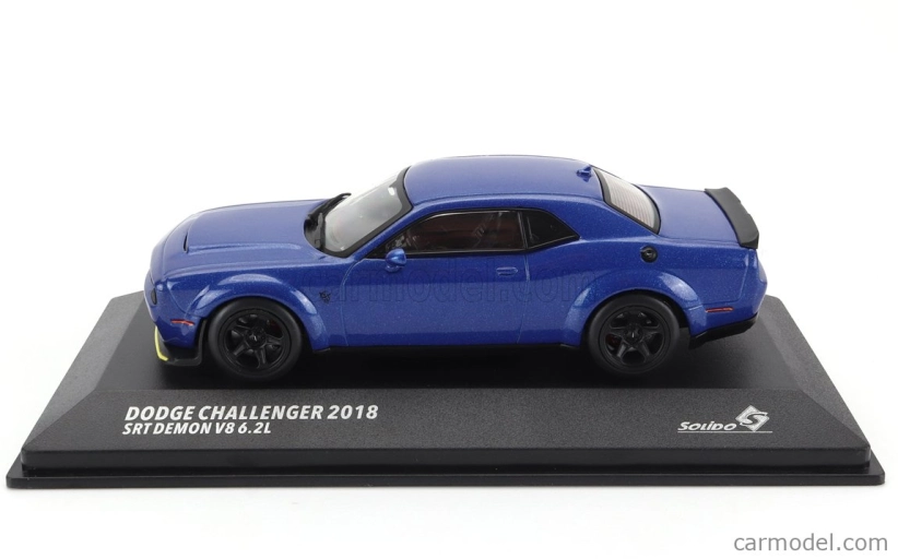 Solido Dodge Challenger Srt Coupe 2018 1:43 Modrá