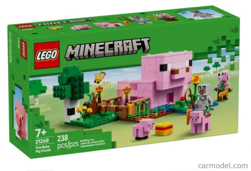 Lego Accessories Lego Minecraft - The Baby Pig House - 238 Pezzi - 238 Pcs Různé
