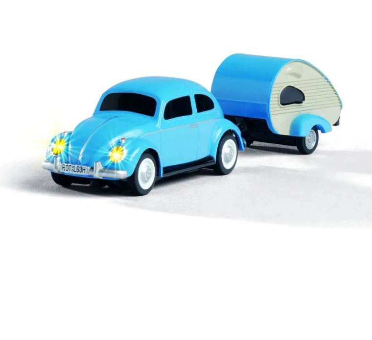 RC auto VW Beetle s přívěsem RTR 1:87