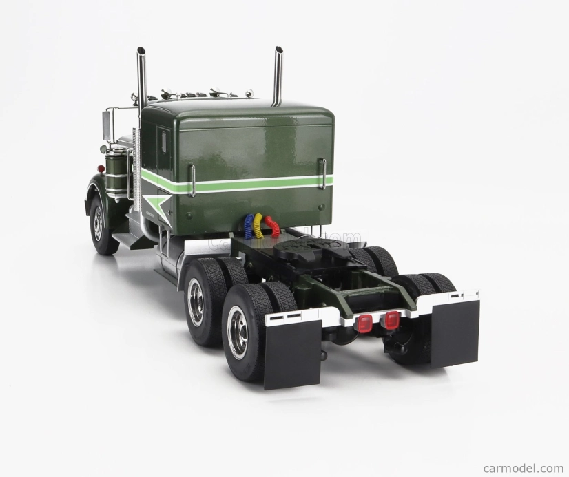 Road-kings Kenworth W900 Tractor Truck 3-assi Moving On 1989 1:18 Zelená