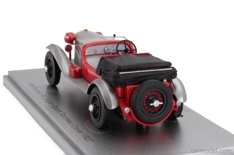 Kess-model Alfa romeo Rl Super Sport 4 Seat - 4 Posti - S krytými sedadlami 1927 1:43 Red Silver Black