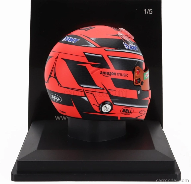 Spark-model Bell helmet Casco Helmet F1 Esteban Ocon Team Bwt Alpine N 31 Season 2024 1:5 Red