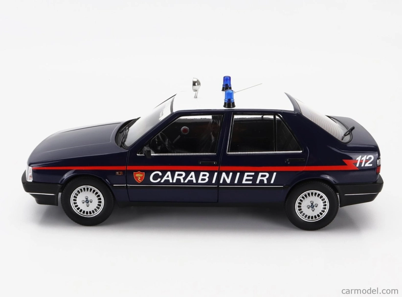 Mitica-diecast Fiat Croma 2.0 Turbo Ie Carabinieri 1988 Police 1:18 Modrá Bílá