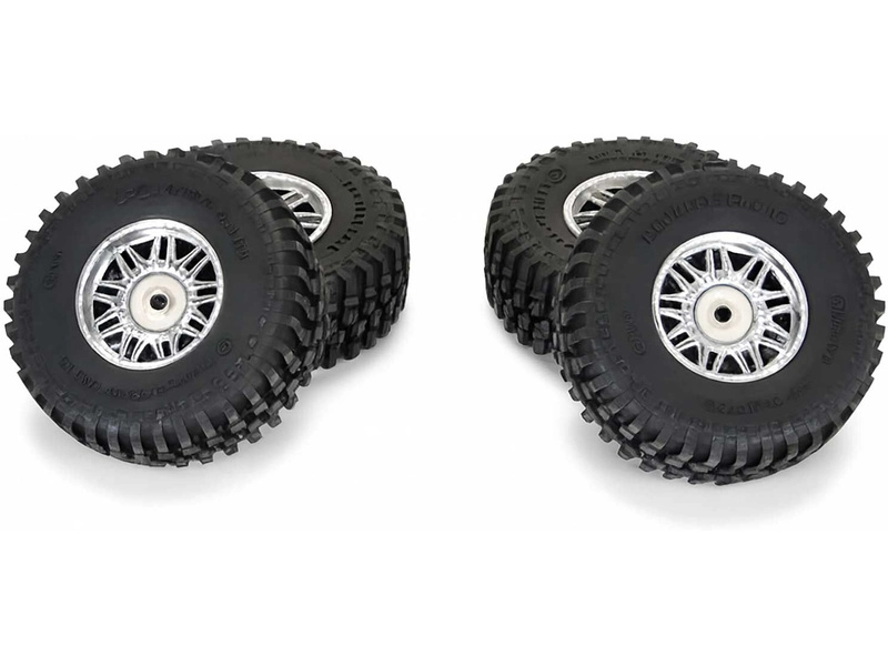 Pro-Line bicykel s pneumatikami 1:14 Flat Iron H12, chrómový disk Diablo (4): Typhon Grom