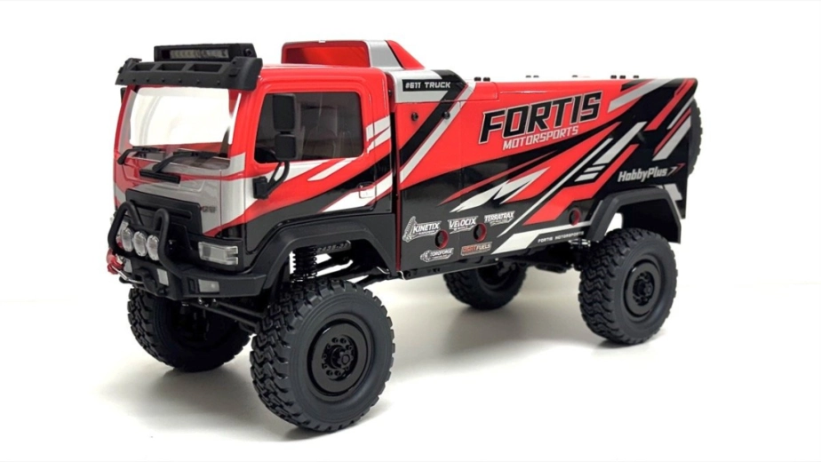 Hobby Plus / Absima DKR-4 Fortis Rally Truck RTR 1:18 4WD Red