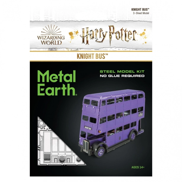 Ocelová stavebnice Harry Potter Knight Bus