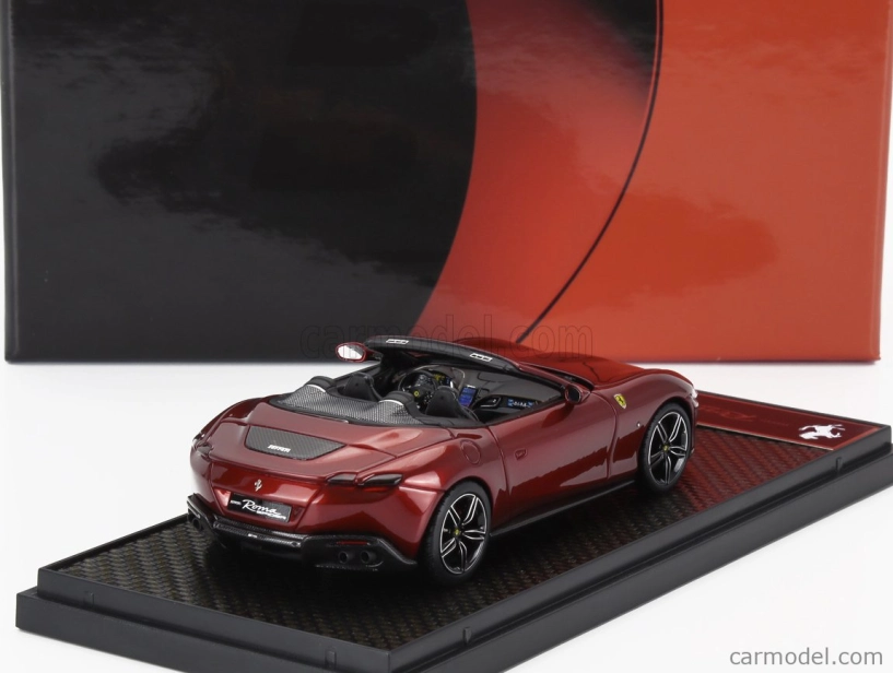 Bbr-models Ferrari Roma Spider Open 2020 1:43 Rosso Magma - Red Met