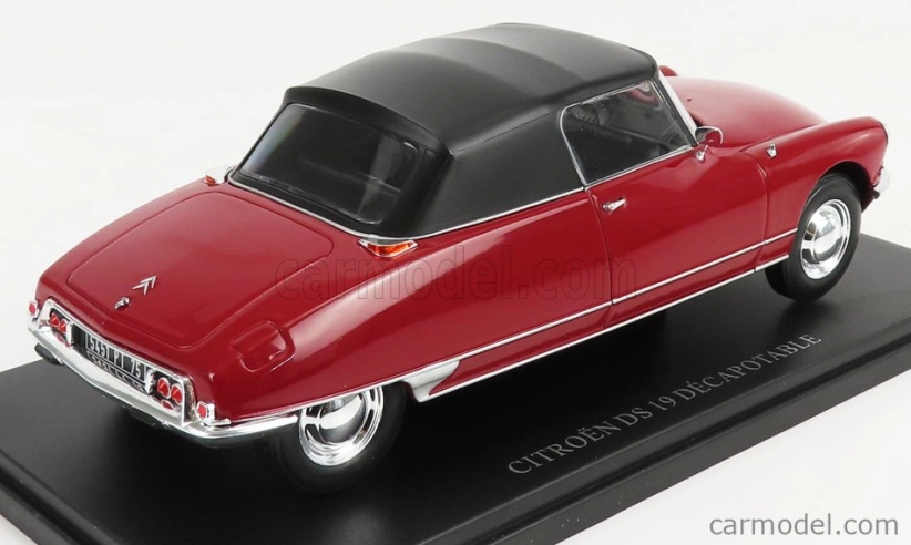 Edicola Citroen Ds19 Cabriolet 1963 1:24 červená čierna