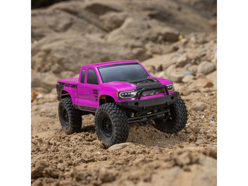 RC auto Axial SCX24 Base Camp 1:24 4WD RTR, růžová