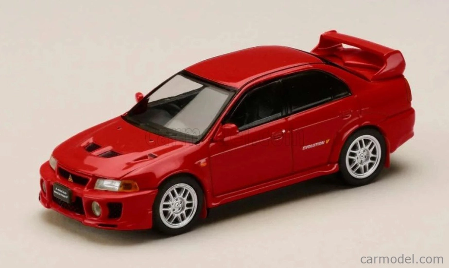 Zapaľovanie-model Mitsubishi Lancer Evolution V Gsr 1999 1:64 Červená