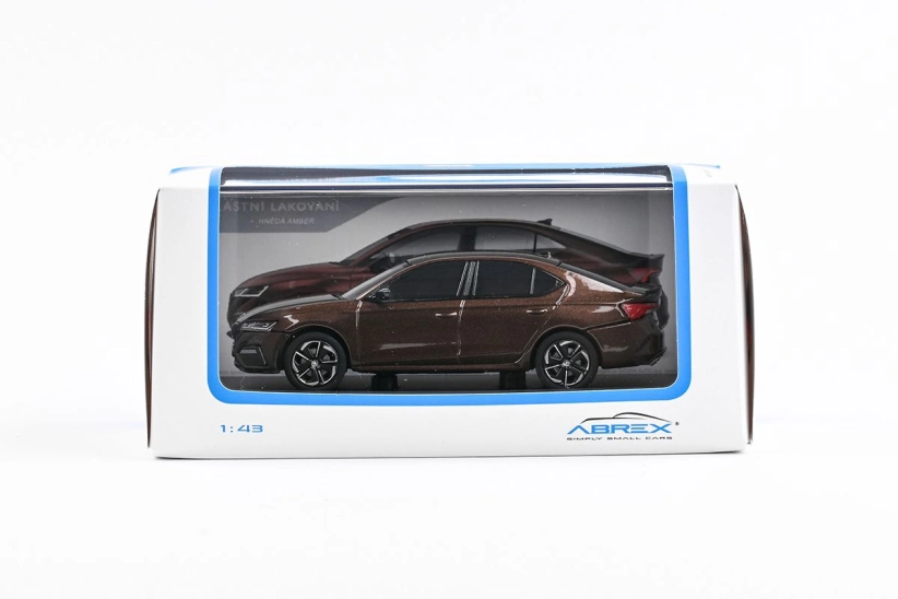 Abrex Škoda Octavia IV RS (2020) 1:43 -  hnedá Amber metalíza