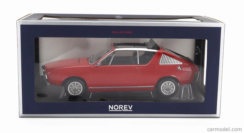 Norev Renault 17 Gordini Cabriolet 1975 1:18 Red