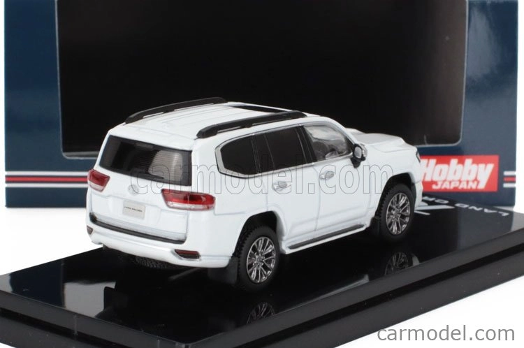 Zapaľovanie-model Toyota Land Cruiser (ja300w) Zx 2023 - Čierno-červený interiér 1:64 White Pearl