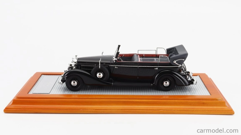 Ilario-model Horch 951a Pullman Original Car Cabriolet Open 1937 1:43 Black