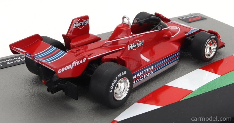 Edicola Alfa romeo F1 Brabham Bt45b Martini Racing N 7 Sezóna 1976 Carlos Reutemann 1:43 Červená