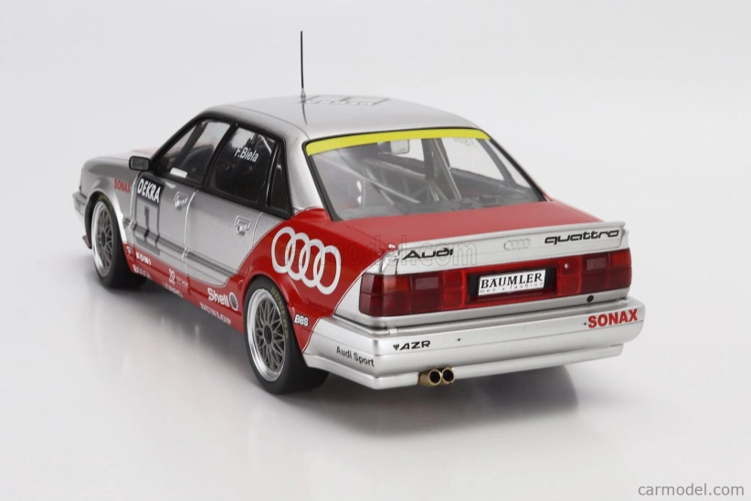 Werk83 Audi Quattro V8 Team Azr N 1 Dtm Sezóna 1992 Frank Biela 1:18 Strieborná červená