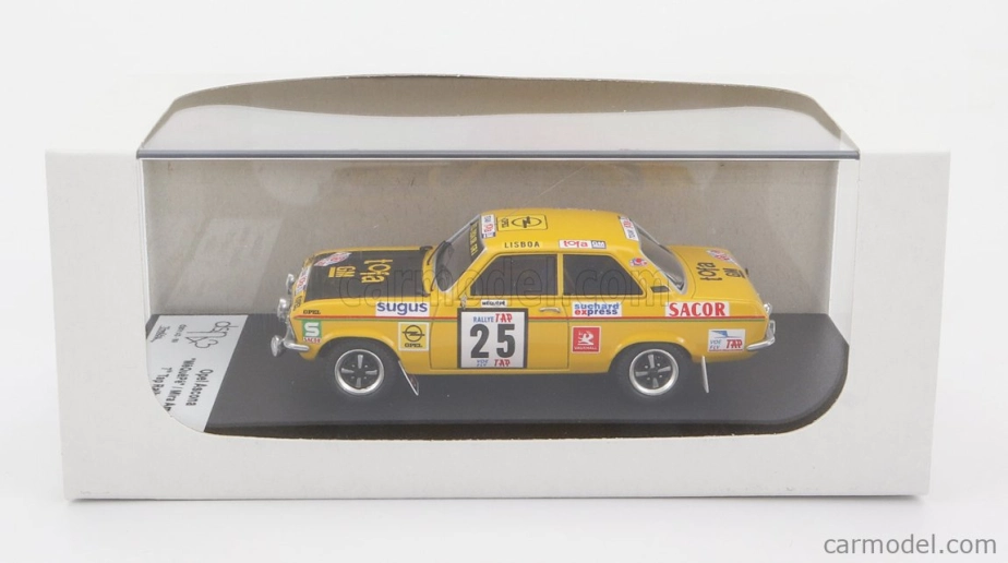 Trofeu Opel Ascona (night Version) N 25 Rally Tap 1973 M.quepe - M.amaral 1:43 Žlutá Černá