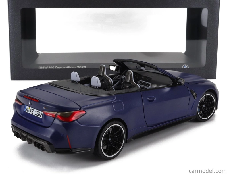 Minichamps BMW radu 4 M4 (g83) Cabriolet 2020 1:18 Matt Blue