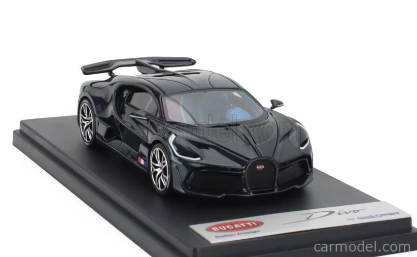 Looksmart Bugatti Divo 2020 1:43 Modrý Karbonový Lesklý