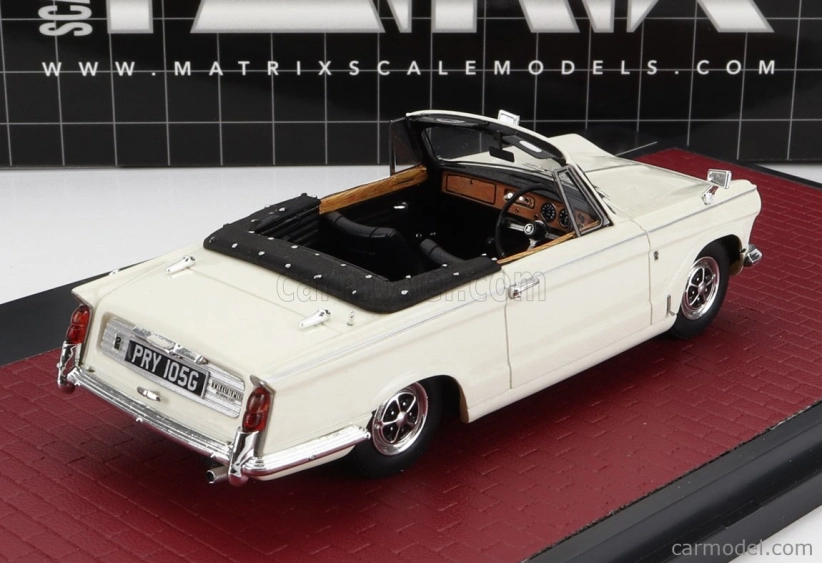 Matrix scale models Triumph Vitesse Dhc 1968 1:43 Bílá