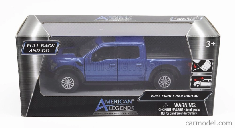 Motor-max Ford usa F-150 Pick-up Raptor 2017 1:34 Blue
