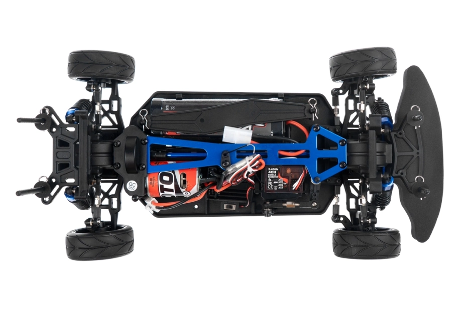 HiMOTO 1:10 Onroad NASCADA 2,4 GHz RTR set, červená
