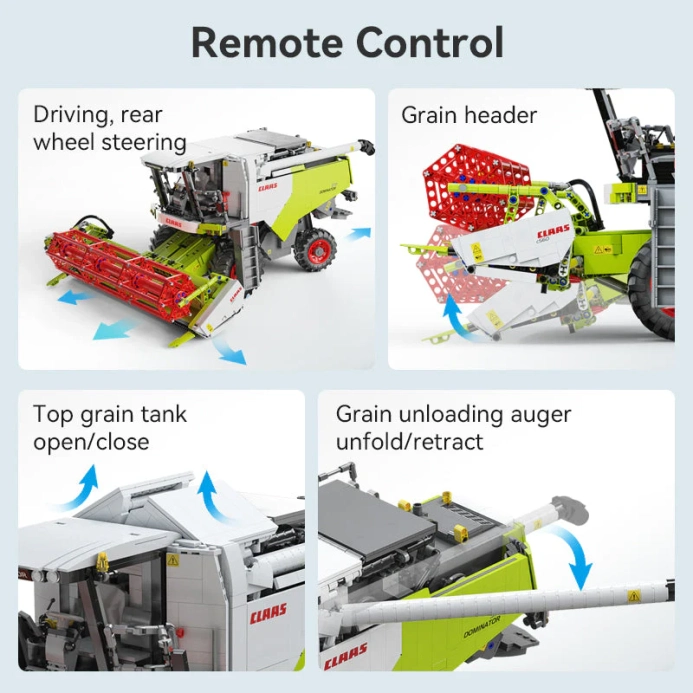 NA DIELY – RC stavebnice Claas Dominator 370