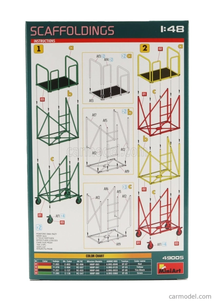 Miniart Accessories Scaffoldings 1:48 /
