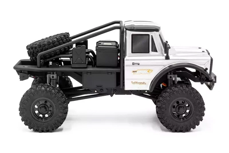 RTR HOBBYTECH CRX18 Truck Trial 1/18, 4wd, Honcho verzia – strieborný